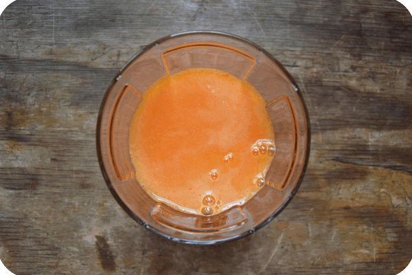 Karottensaft mit Kürbis & Mandarine